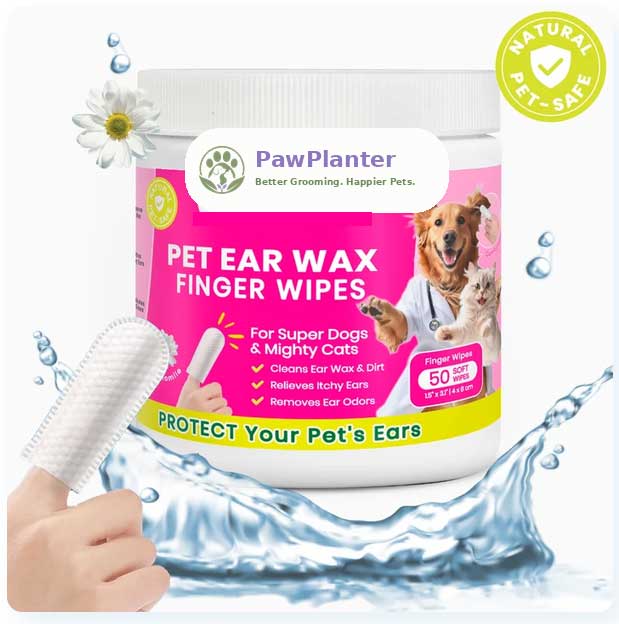 Pet Care Ear Finger Wipes