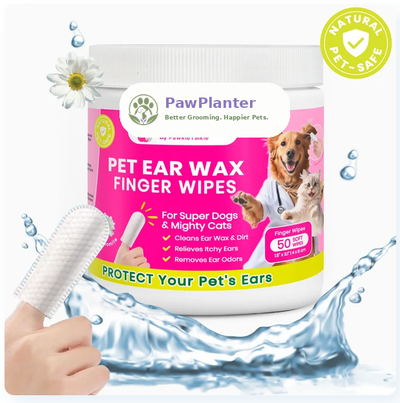 Pet Care Ear Finger Wipes